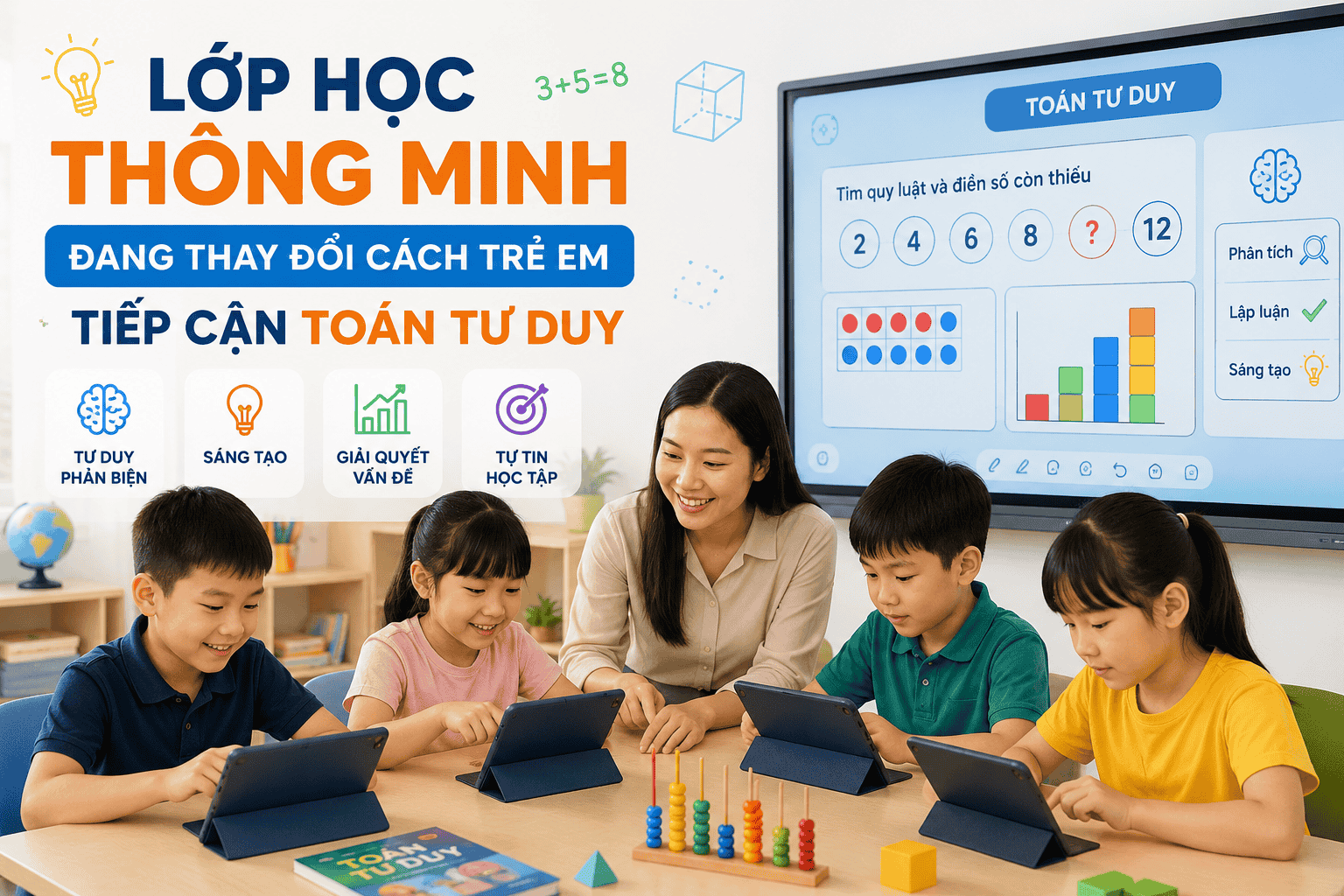 Lớp Học Thông Minh Đang Thay Đổi Cách Trẻ Em Tiếp Cận Toán Tư Duy